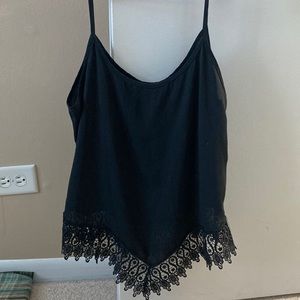 Detailed lace tank